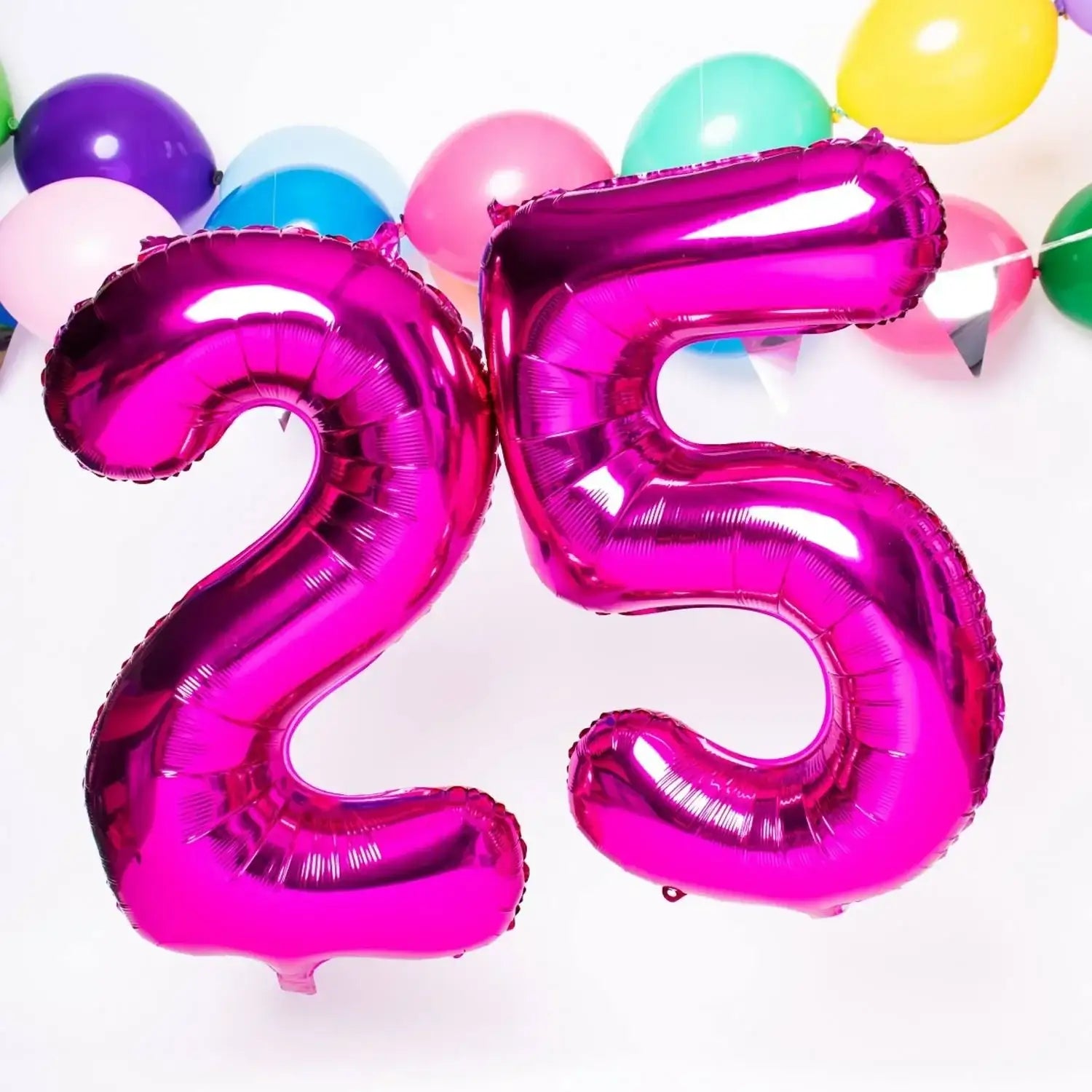 Cijfer Ballon 7 - Roze - 86 cm - Ballonnenshop.nl