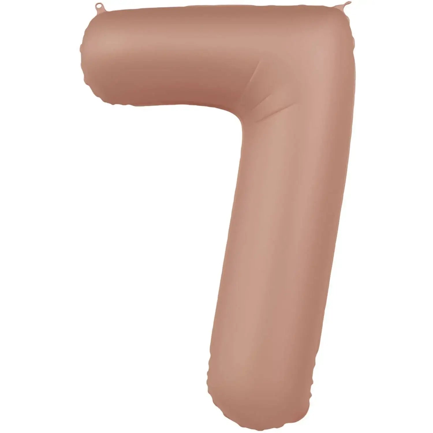Cijfer Ballon 7 - Vintage Rose - 86 cm - Ballonnenshop.nl