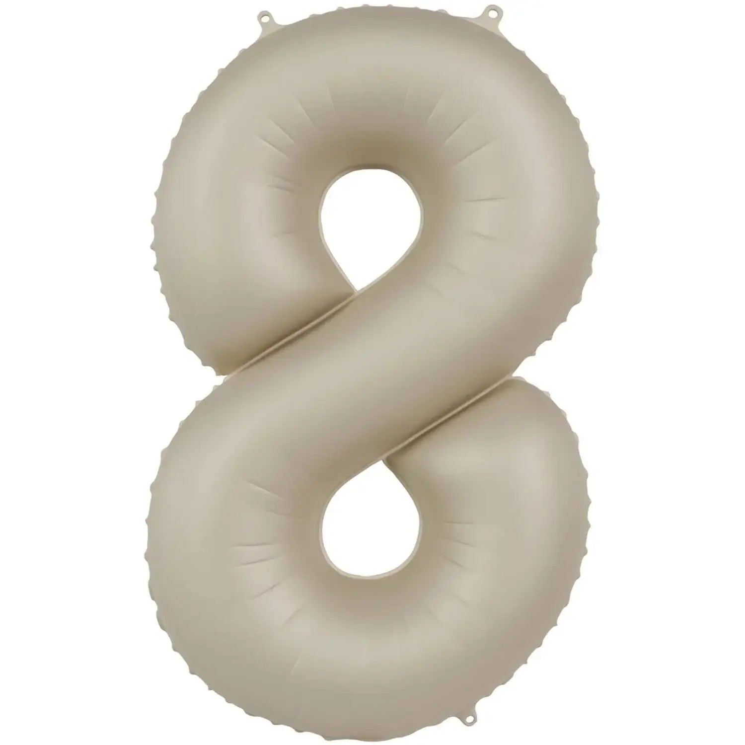Cijfer Ballon 8 - Creamy Latte - Matt - 86 cm - Ballonnenshop.nl