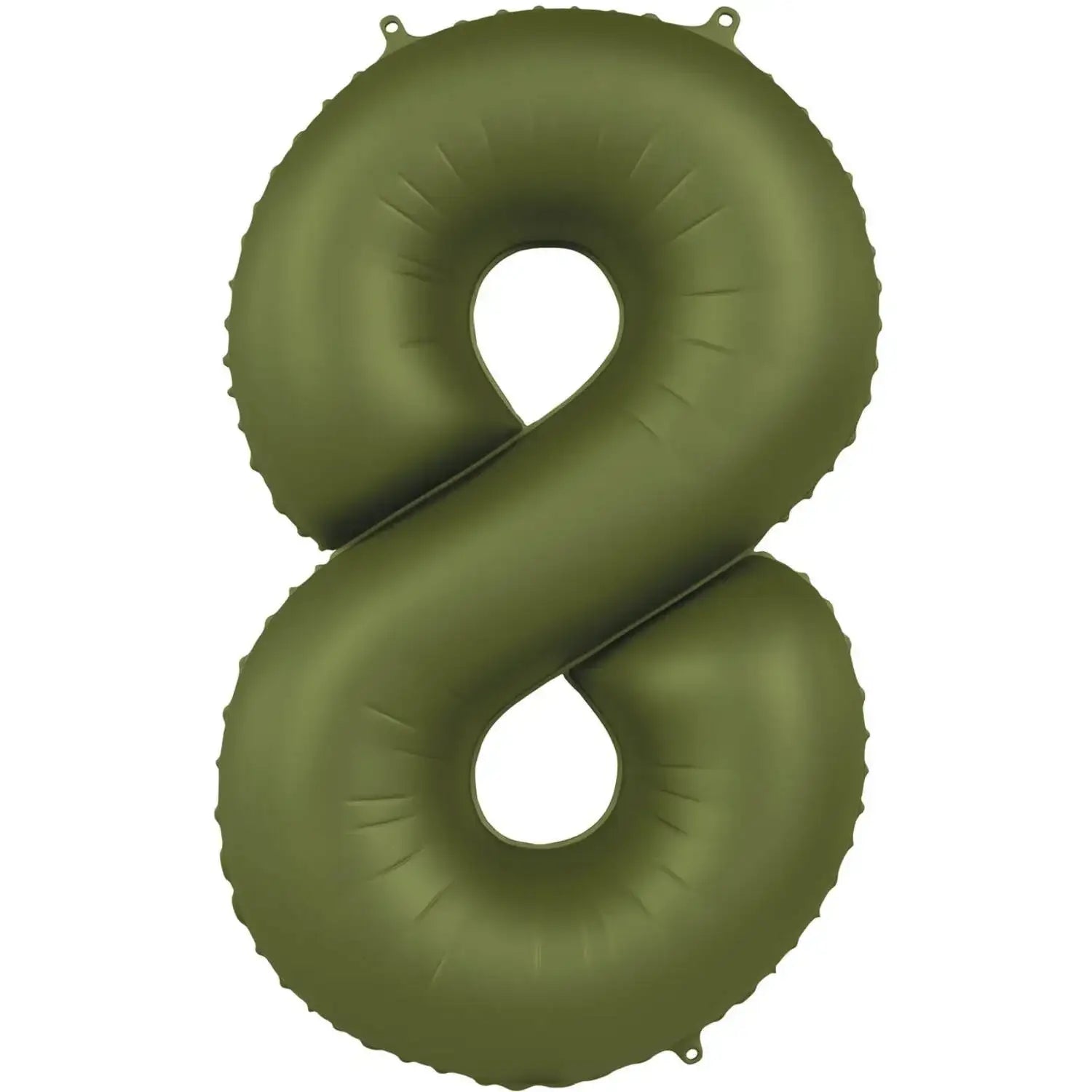 Cijfer Ballon 8 - Groen - 86 cm - Ballonnenshop.nl