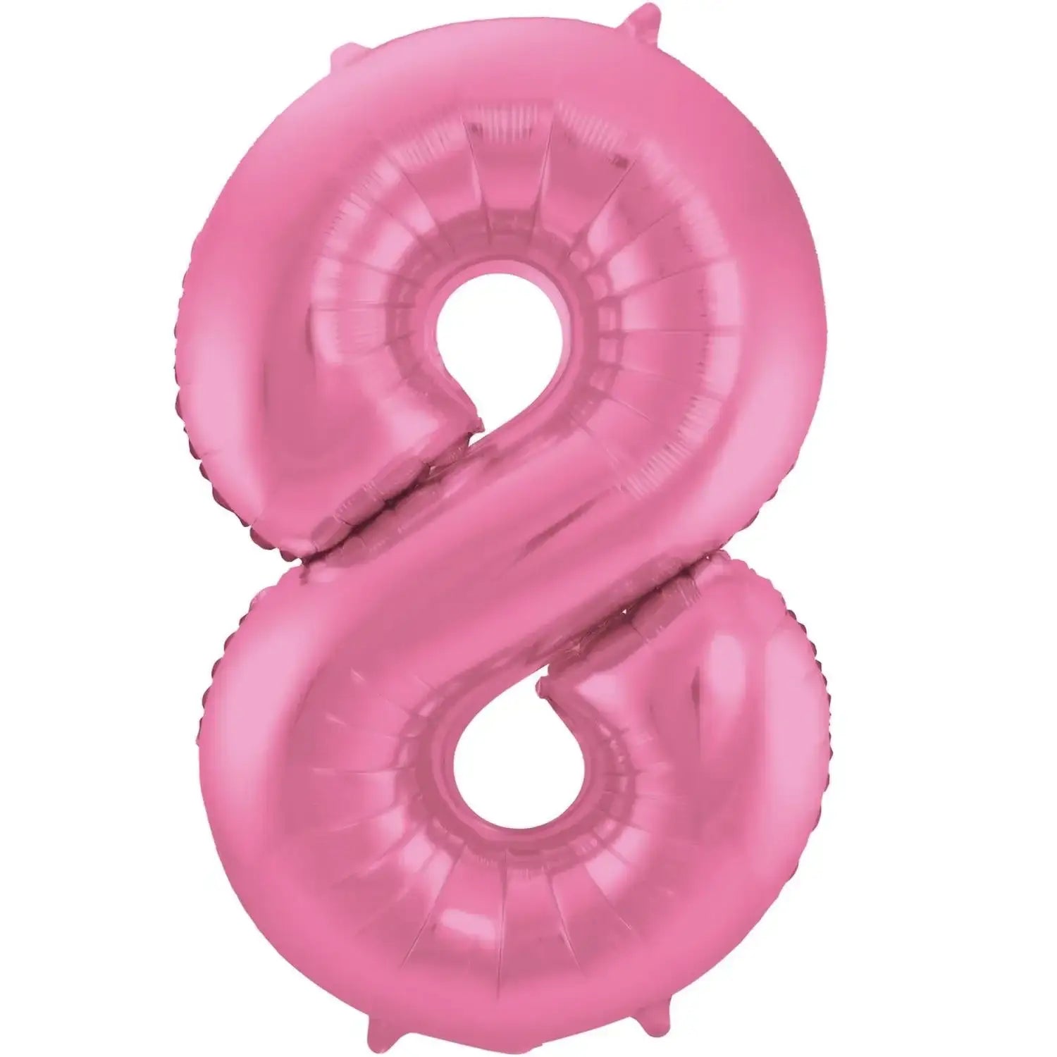 Cijfer Ballon 8 - Mat Roze - 86 cm - Ballonnenshop.nl
