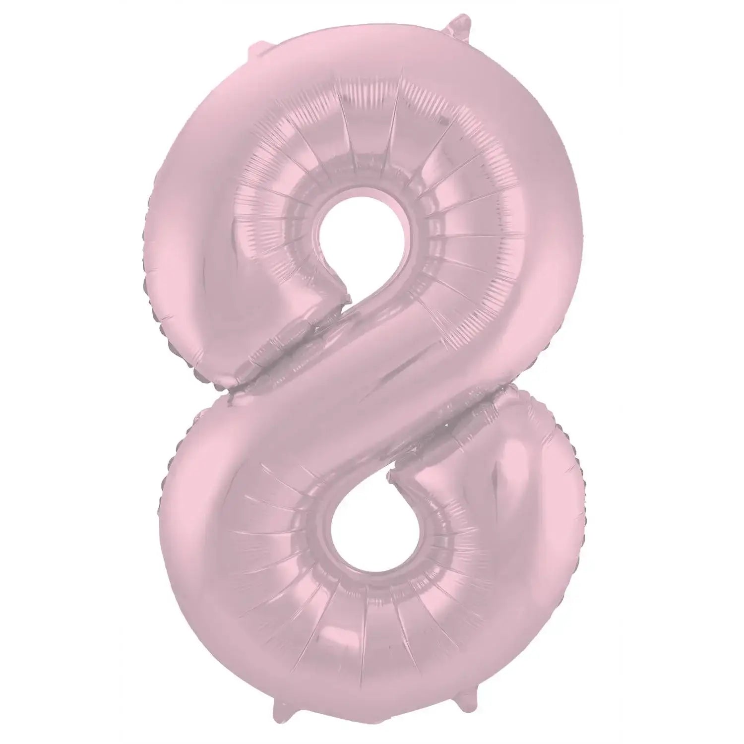 Cijfer Ballon 8 - Pastel Roze - 86 cm - Ballonnenshop.nl