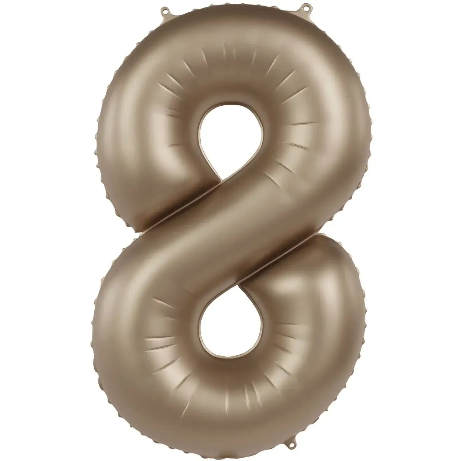 Cijfer Ballon 8 - Starlight Goud - 86 cm - Ballonnenshop.nl