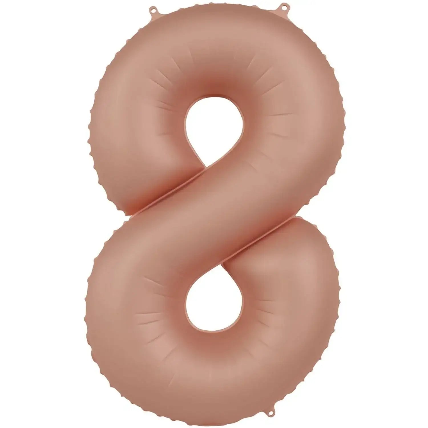Cijfer Ballon 8 - Vintage Rose - 86 cm - Ballonnenshop.nl