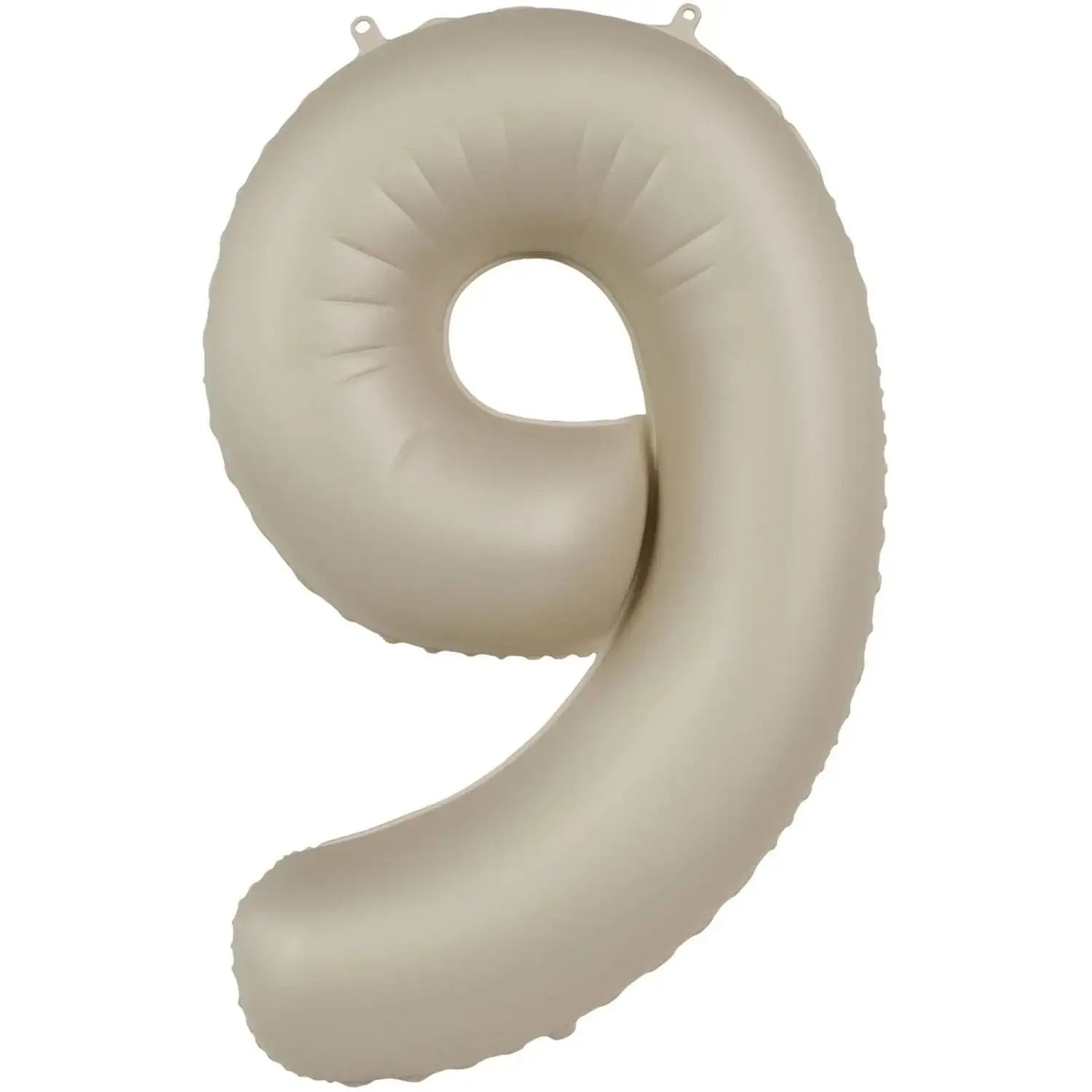 Cijfer Ballon 9 - Creamy Latte - Matt - 86 cm - Ballonnenshop.nl