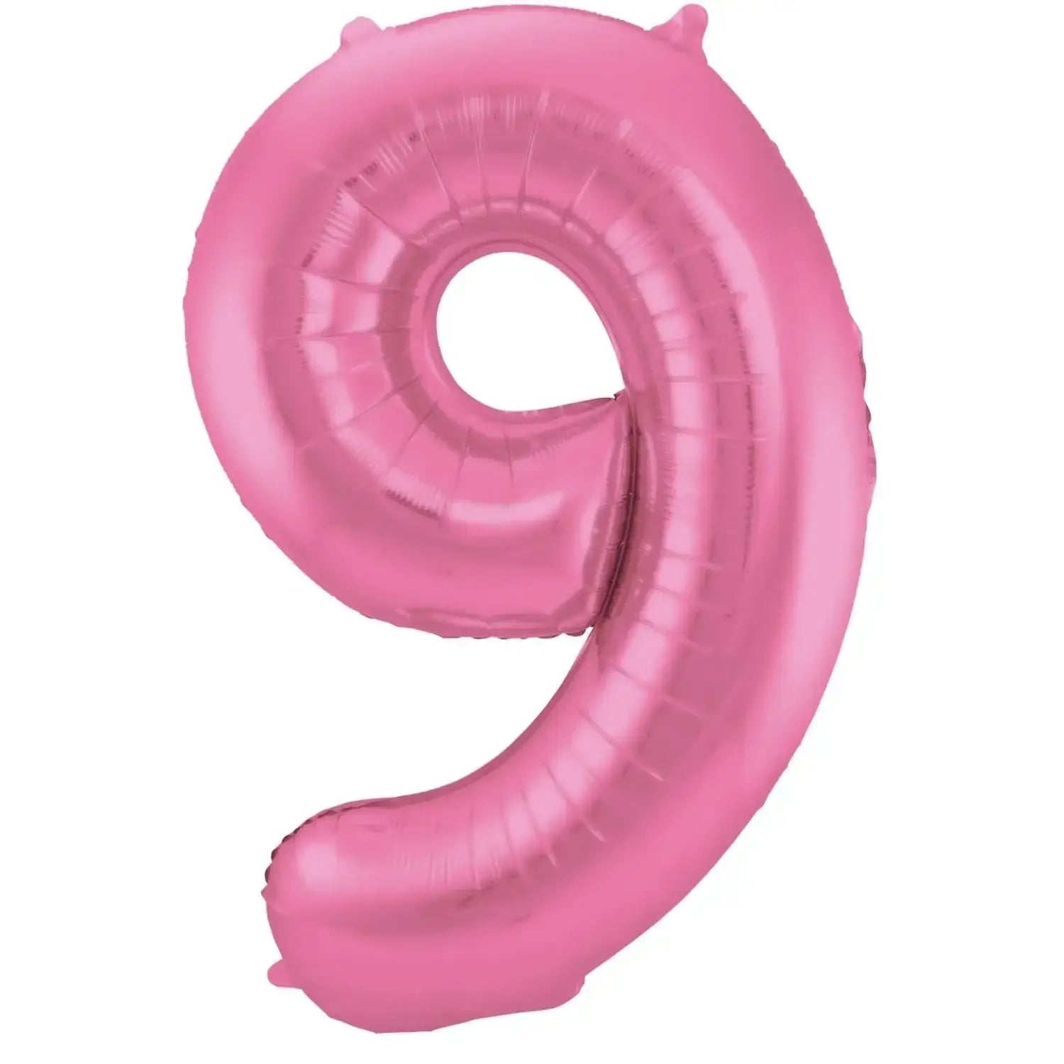 Cijfer Ballon 9 - Mat Roze - 86 cm - Ballonnenshop.nl