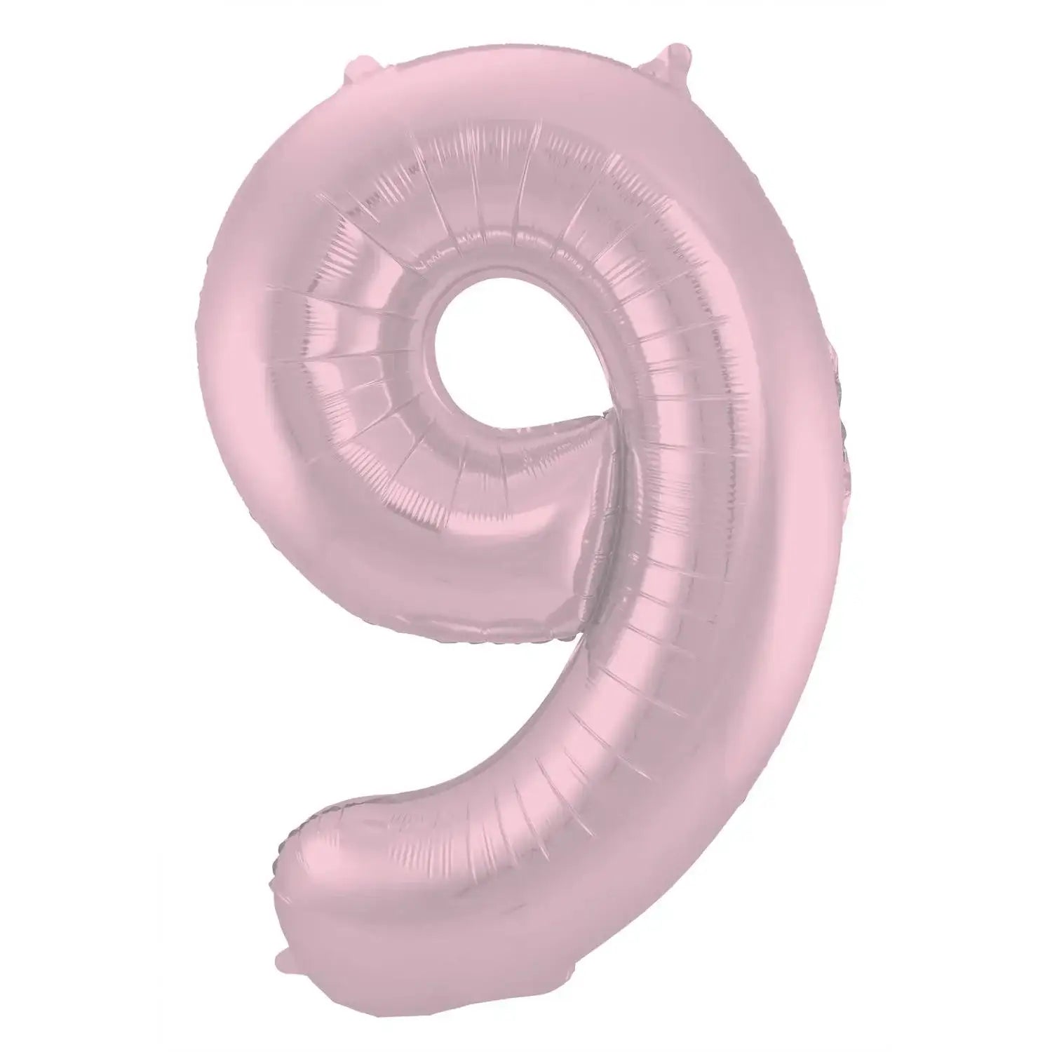 Cijfer Ballon 9 - Pastel Roze - 86 cm - Ballonnenshop.nl