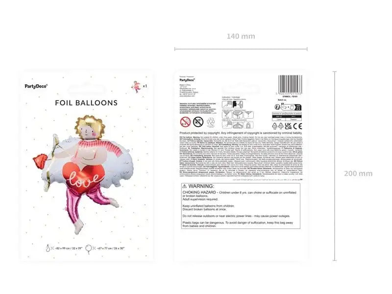 Cupido Folie Ballon 99 cm - Ballonnenshop.nl