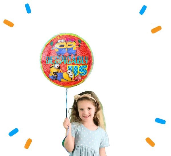 Despicably Us Minion Helium Ballon - Gevuld Met Helium - 46 cm - Ballonnenshop.nl