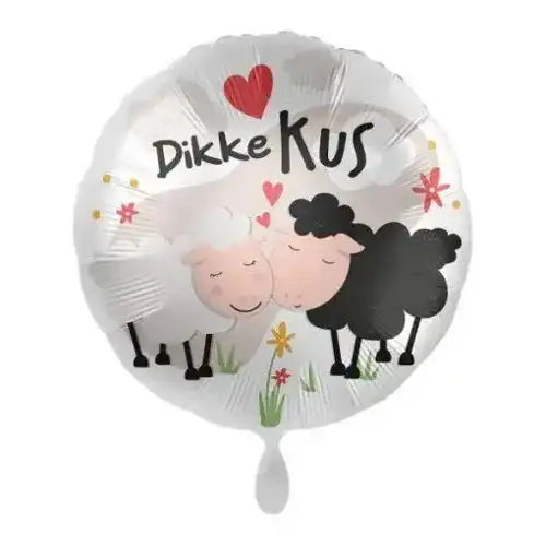 Dikke Kus Helium Ballon - Gevuld Met Helium - 43 cm