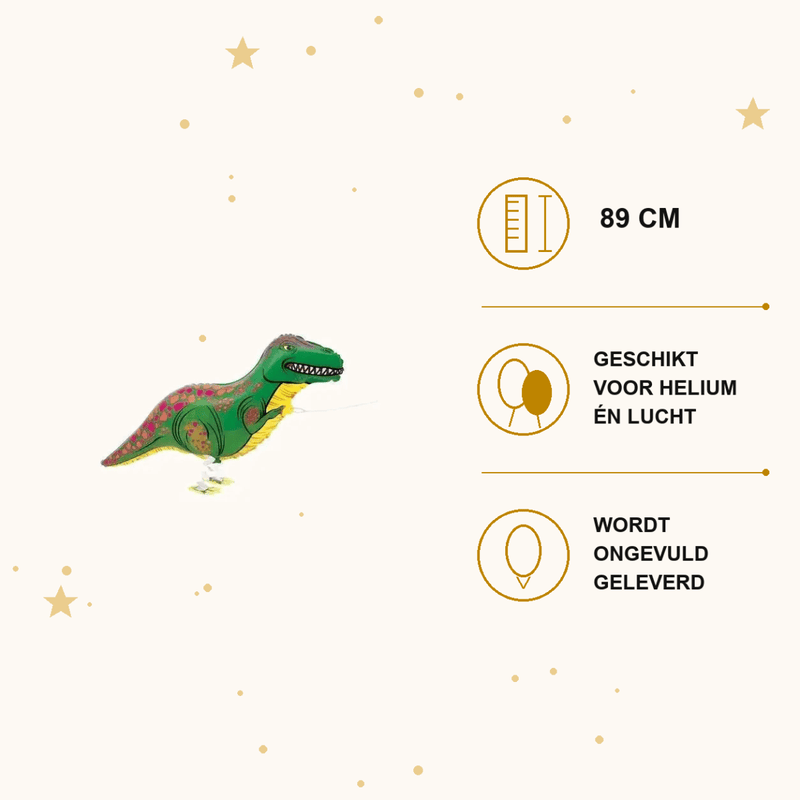 Dinosaurus Airwalker - 89 cm - Ballonnenshop.nl