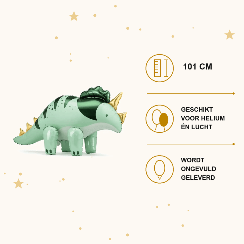 Dinosaurus Folie Ballon 101 cm - Ballonnenshop.nl