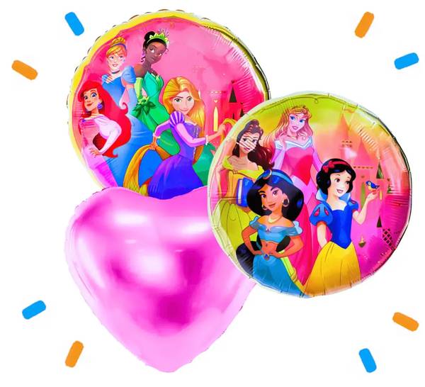 Disney Prinsessen Trosje - Gevuld Met Helium - 46 cm - Ballonnenshop.nl