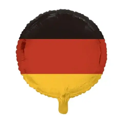 Duitse Vlag Folie Ballon - 45 cm - Ballonnenshop.nl