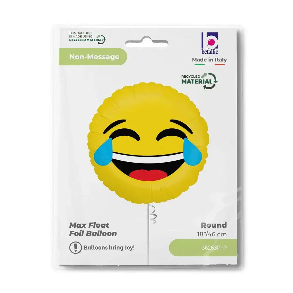Emoji LOL Folie Ballon - 45 cm - Ballonnenshop.nl