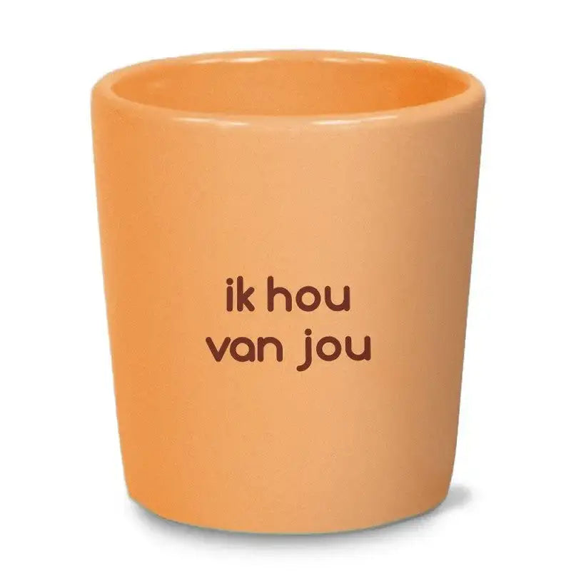 Espresso kopje - Ik Hou Van Jou - Ballonnenshop.nl