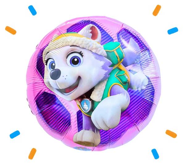 Everest - Paw Patrol - Helium Ballon - Gevuld Met Helium - 46 cm - Ballonnenshop.nl
