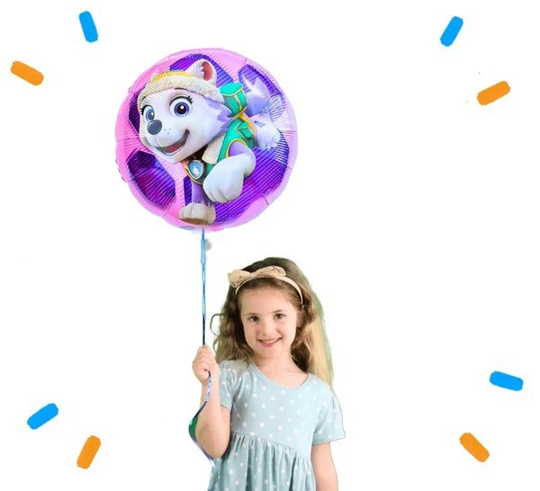 Everest - Paw Patrol - Helium Ballon - Gevuld Met Helium - 46 cm - Ballonnenshop.nl