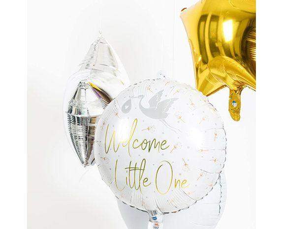 Folie Ballon Welcome Little One - 45 cm - Ballonnenshop.nl
