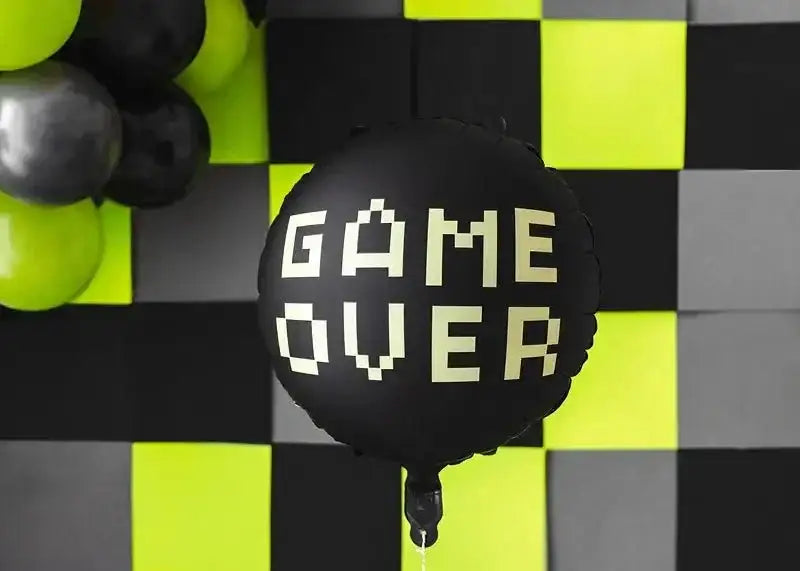 Game Over Folie Ballon 45 cm - Ballonnenshop.nl