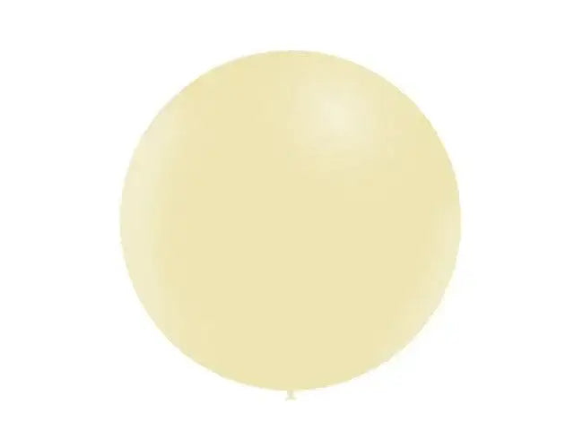 Gele Mega Ballon Pastel 60 cm - Ballonnenshop.nl