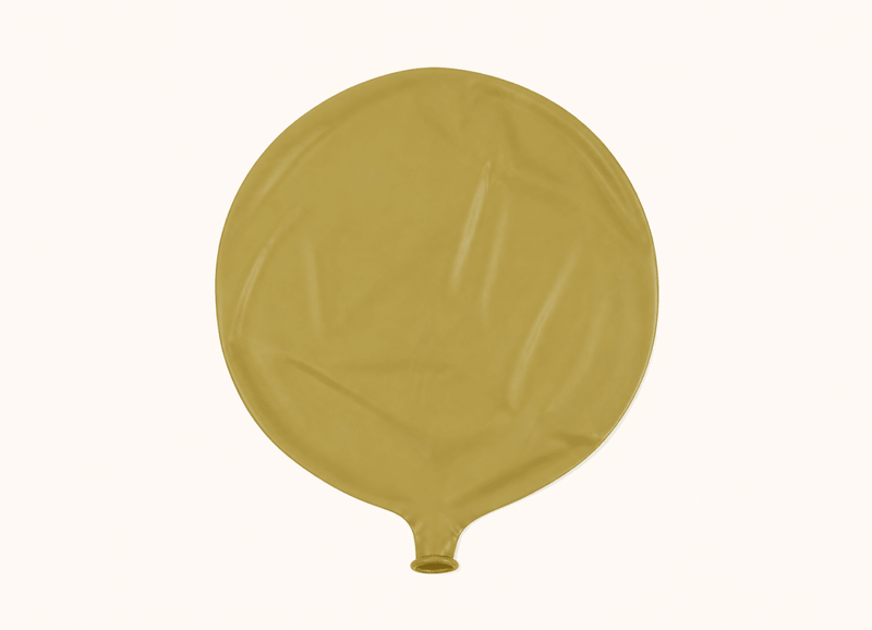 Gele Mega Ballon Vintage XL 91 cm - Ballonnenshop.nl