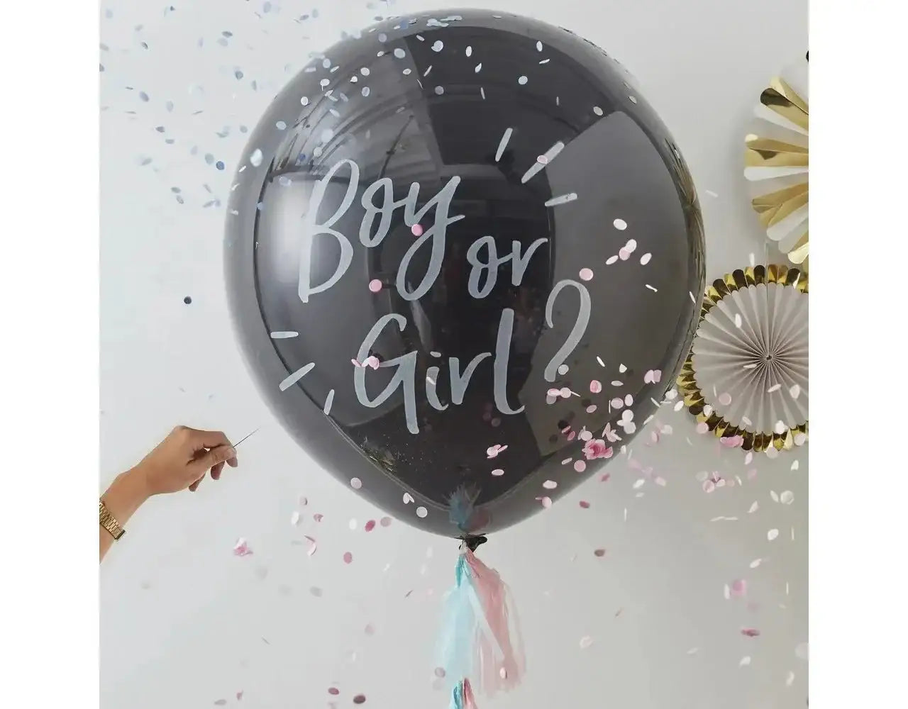 Gender Reveal Ballon - Boy or Girl - 91 cm - Ballonnenshop.nl