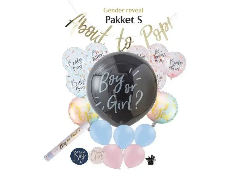 Gender Reveal Pakket S - Ballonnenshop.nl