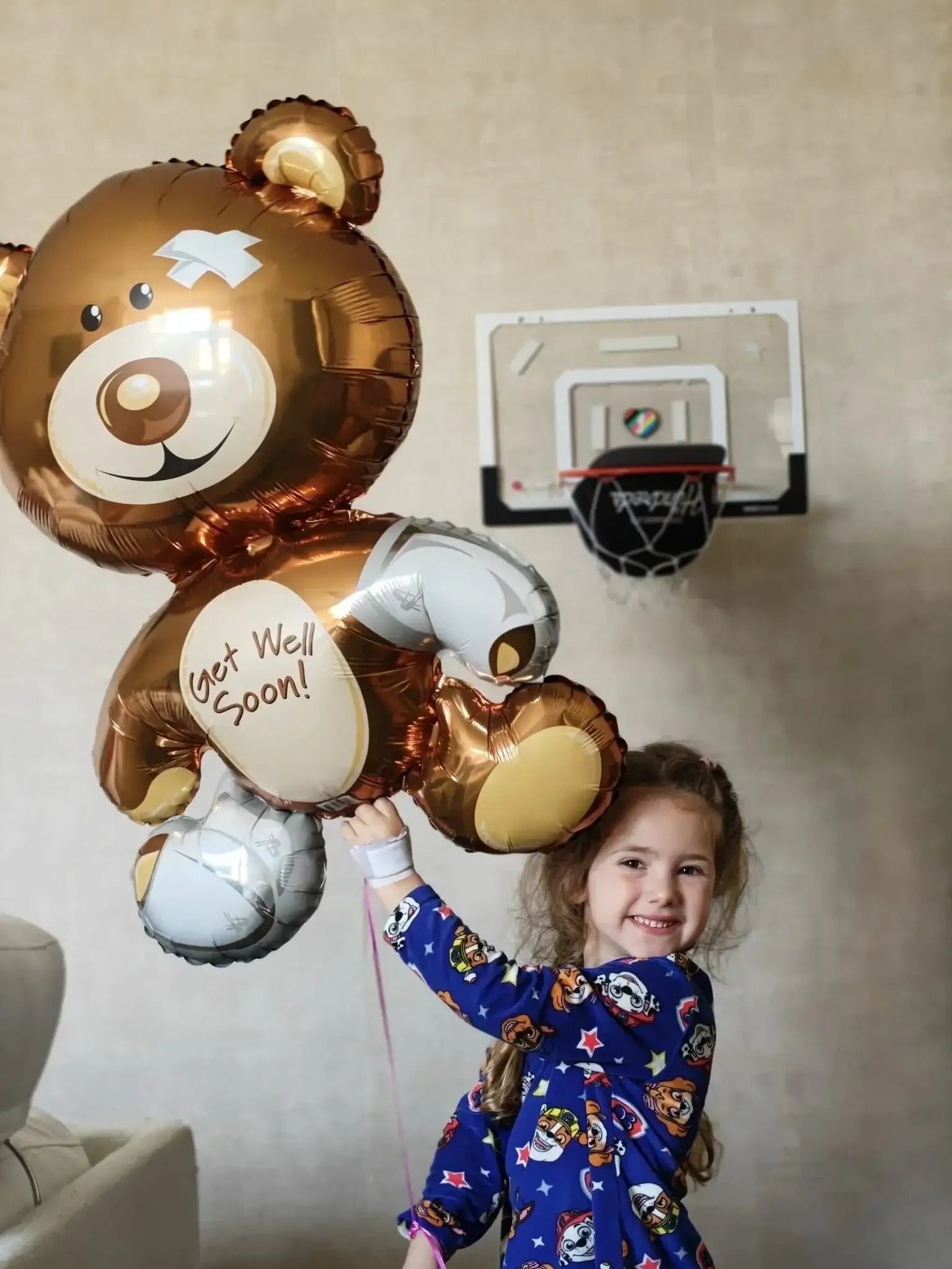 Get Well Soon Beer Helium Ballon - Gevuld Met Helium - 91 cm - Ballonnenshop.nl