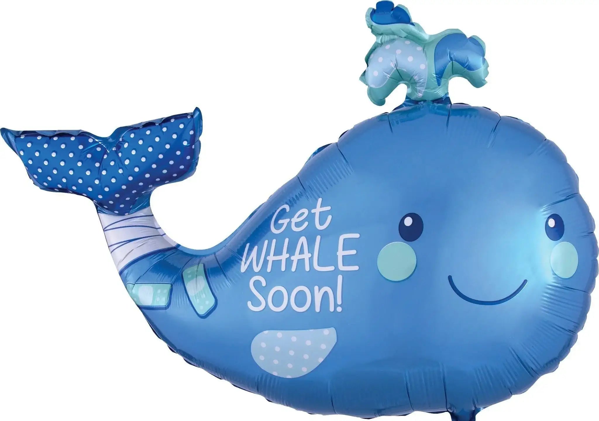 Get Whale Soon Folie Ballon - 86 cm - Ballonnenshop.nl