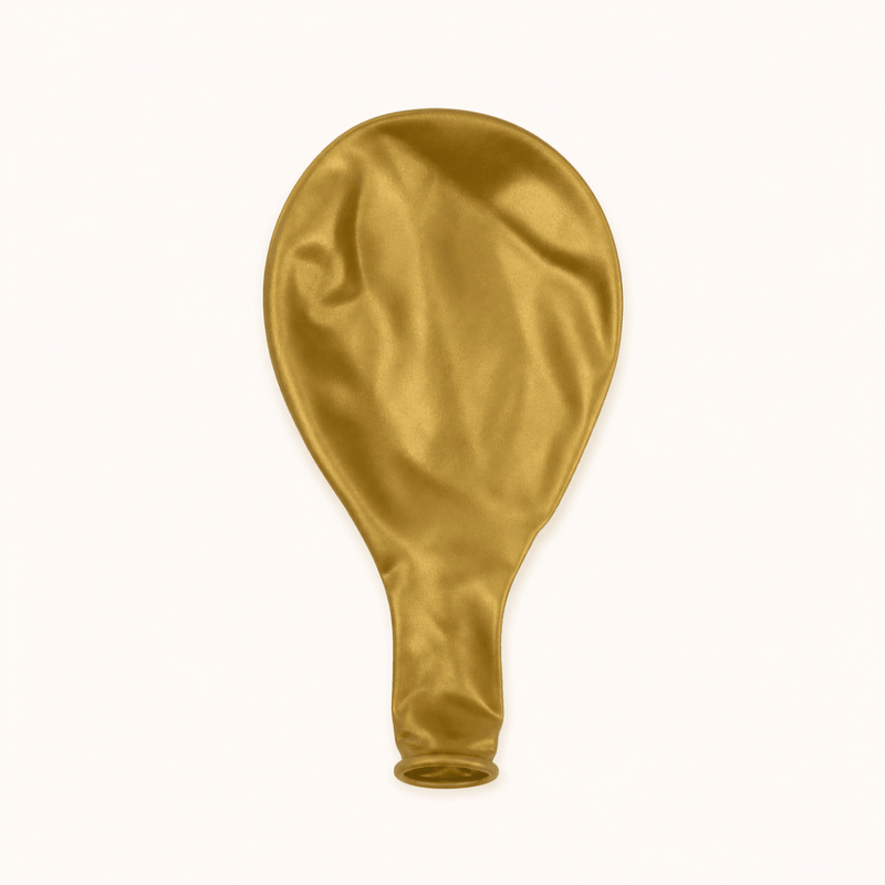 Gouden Ballonnen Chroom 10 Stuks 30 cm - Ballonnenshop.nl