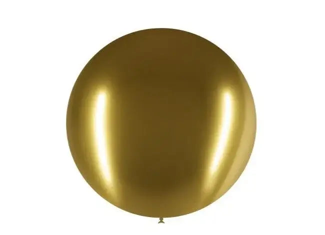 Gouden Mega Ballon Chroom 60 cm - Ballonnenshop.nl