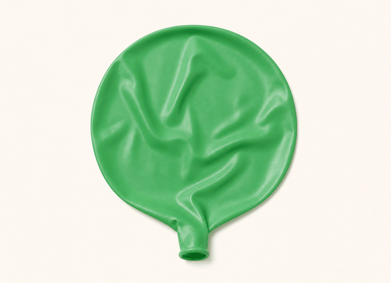 Groene Mega Ballon 60 cm - Ballonnenshop.nl