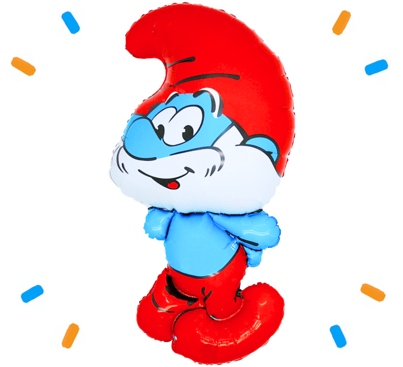 Grote Smurf Helium Ballon - Gevuld Met Helium - 84 cm