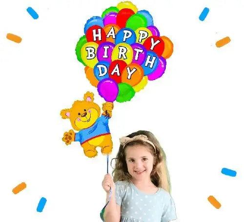 Happy Birthday Beer Helium Ballon - Gevuld Met Helium - 86 cm - Ballonnenshop.nl