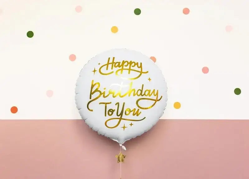 Happy Birthday To You Folie Ballon 35 cm - Ballonnenshop.nl