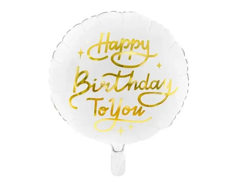 Happy Birthday To You Helium Ballon - Gevuld Met Helium - 35 cm - Ballonnenshop.nl