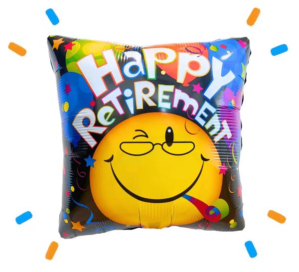 Happy Retirement Helium Ballon - Gevuld Met Helium - 45 cm - Ballonnenshop.nl