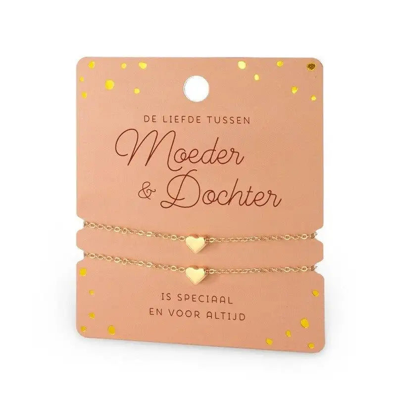 Hart Armband - Dubbel - Moeder & Dochter - Ballonnenshop.nl