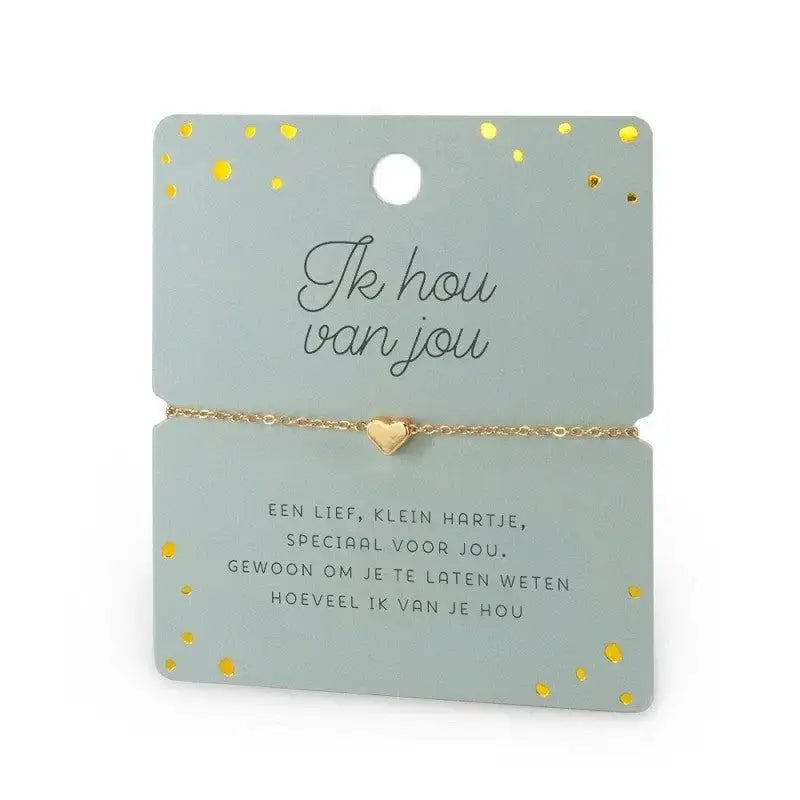 Hart Armband - Ik Hou Van Jou - Ballonnenshop.nl