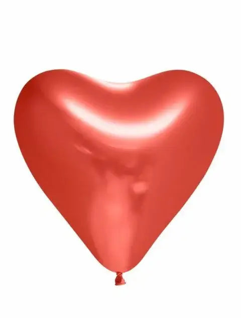 Hartjes Ballonnen - Rood - 6 stuks - 30 cm - Ballonnenshop.nl