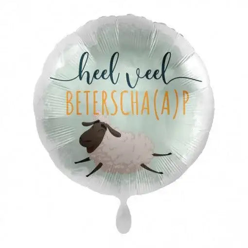 Heel Veel Beterscha(a)p Helium Ballon - Gevuld Met Helium - 43 cm - Ballonnenshop.nl