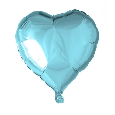 Helium Ballon Hart - Licht Blauw - 46 cm - Ballonnenshop.nl