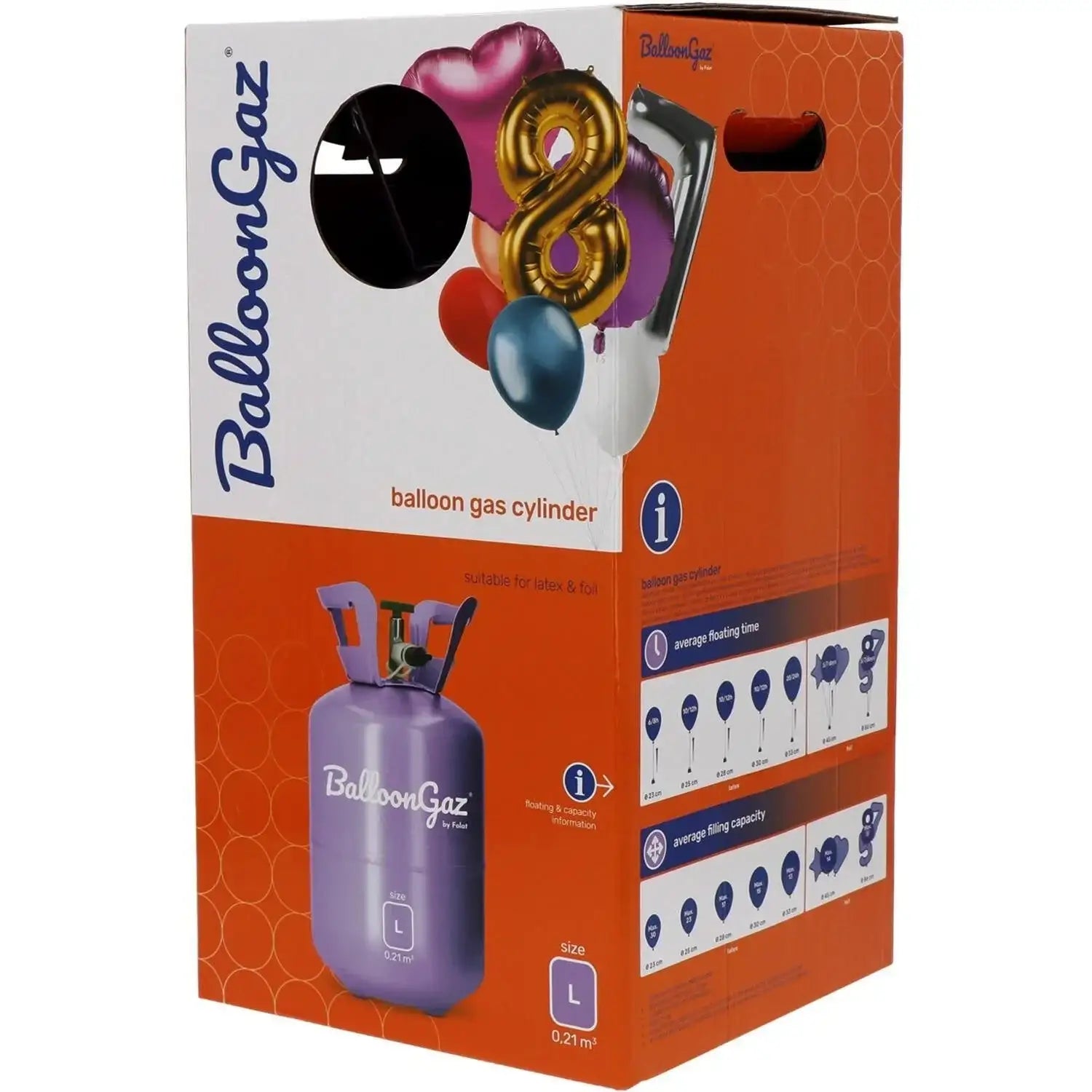 Helium tank 30 ballonnen - 99,9% Pure Helium - Ballonnenshop.nl