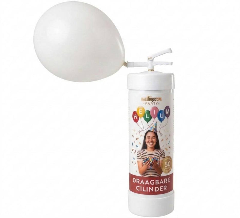 Helium Tank voor 50 ballonnen | Met 25x Ballonnen Mix Nearly Nude 30 cm, Ballonnenboost & Lint - Ballonnenshop.nl
