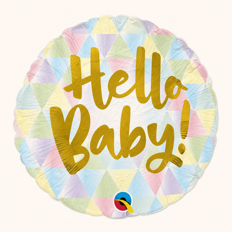 Hello Baby Folie Ballon - 45 cm - Ballonnenshop.nl