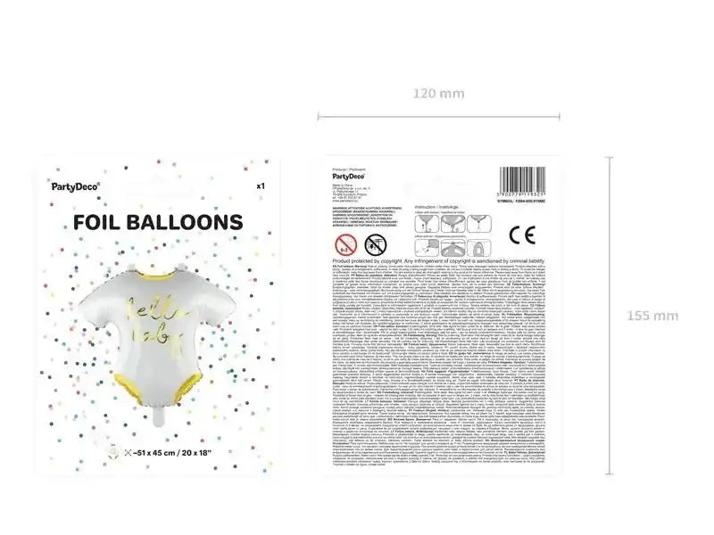 Hello Baby Folie Ballon 51 cm - Ballonnenshop.nl