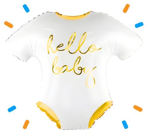 Hello Baby Helium Ballon - Gevuld Met Helium - 51 cm - Ballonnenshop.nl