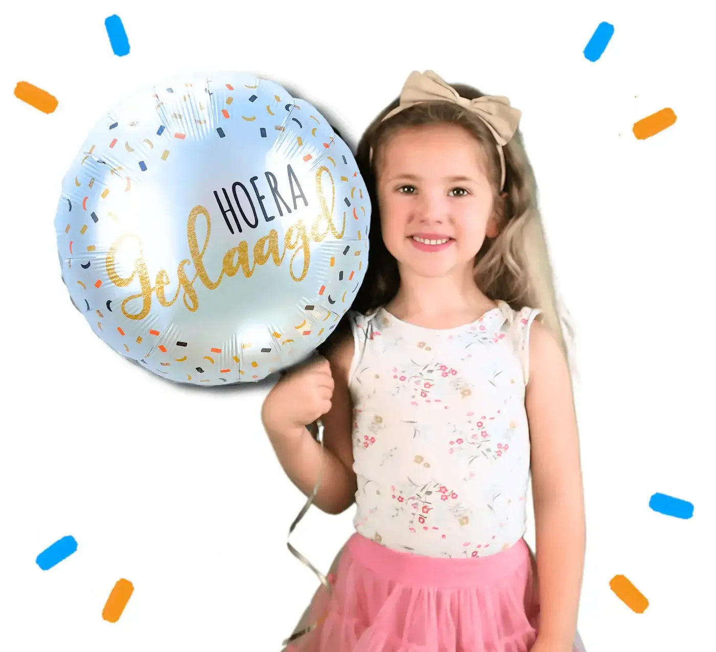 Hoera Geslaagd Helium Ballon - Gevuld Met Helium - 46 cm - Ballonnenshop.nl