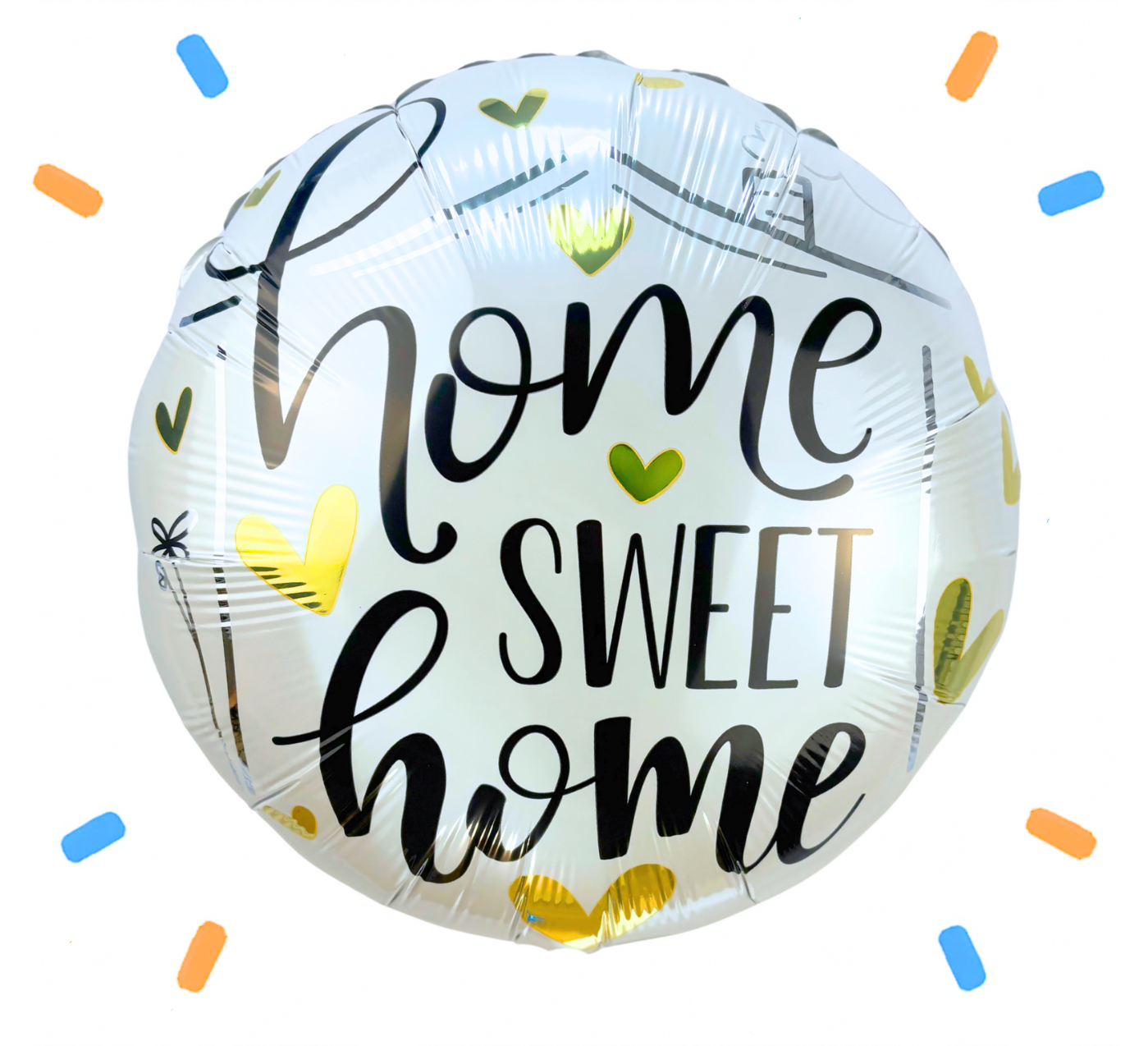 Home Sweet Home Helium Ballon - Gevuld Met Helium - 45 cm